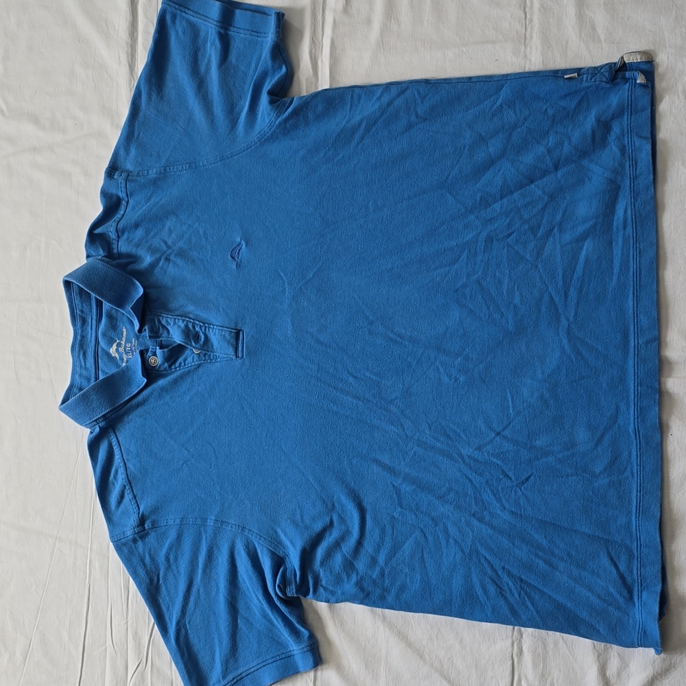 Tommy Bahama Vibrant Blue Polo Shirt - Picture 1 of 7